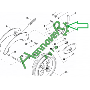 Кронштейн Kverneland AC858179 (АС858179)